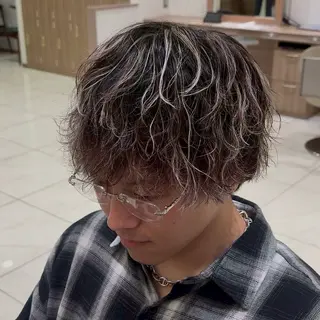 ショート カラー メンズ 髪質改善 × 高発色 color/Runoのヘアスタイル