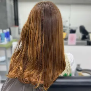 セミロング 髪質改善メニュー 長井 美佐子のヘアスタイル