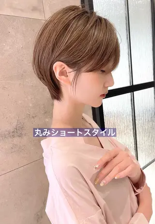 ショート 射場 政治のヘアスタイル