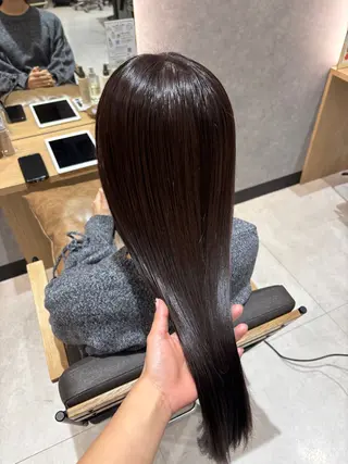 カラー konomi✧︎*。 ／暖色艶カラー🍒‎のヘアスタイル