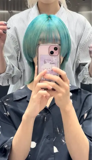 カラー メンズ ねね🦖 /ブリーチカラーのヘアスタイル