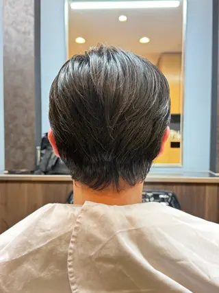ミディアム 💈理容室KEEN メンズカットアオキのヘアスタイル
