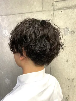 パーマ メンズ 🟠soLo🟠染谷 駿介🟠髪質改善🟠のヘアスタイル