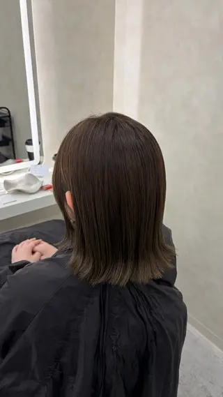 ミディアム 北川 葵のヘアスタイル