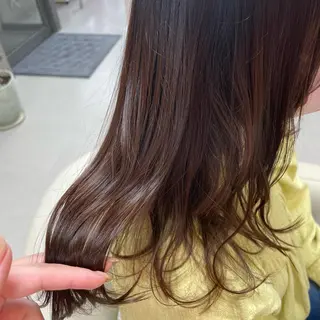 セミロング カラー 坂本 沙也加のヘアスタイル