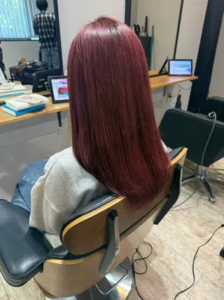 セミロング カラー 加藤 まりえのヘアスタイル