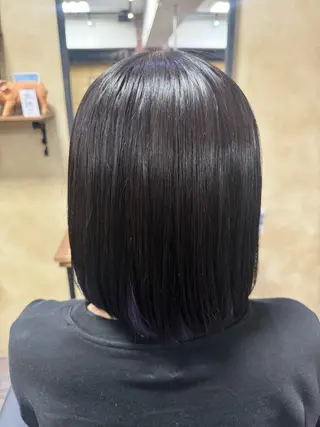 ミディアム 艶カラー🎀 YUUKAのヘアスタイル