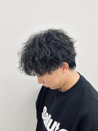 ショート パーマ メンズ 🏁メンズパーマ/ RYOYAのヘアスタイル