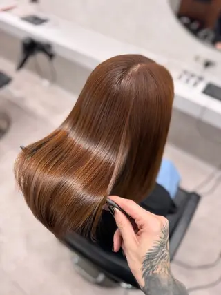ミディアム モテ髪美容師 髪質改善SOMAのヘアスタイル
