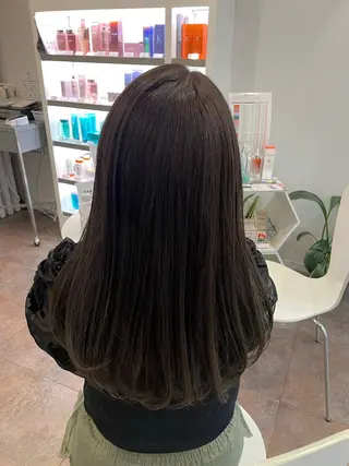 ロング ナチュラルカラー 児玉優香のヘアスタイル