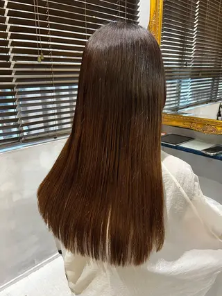 ロング 艶髪 藤原まいこのヘアスタイル
