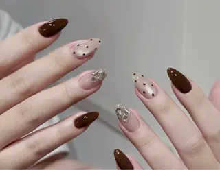 ネイル 🎀PG🩵 ネイルサロンのネイルデザイン