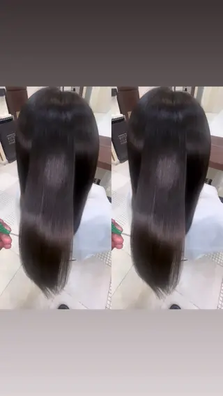ロング うるツヤ✧︎*。 ひなちのヘアスタイル