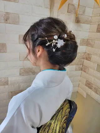 セミロング ルーキス やまざきのヘアスタイル