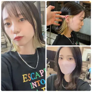 ショート カラー パーマ ヘアアレンジ メンズ キッズ ネイル マツエク・マツパ アイブロウ 渋谷レイヤーカット❌ 縮毛矯正専門/武田涼のヘアスタイル