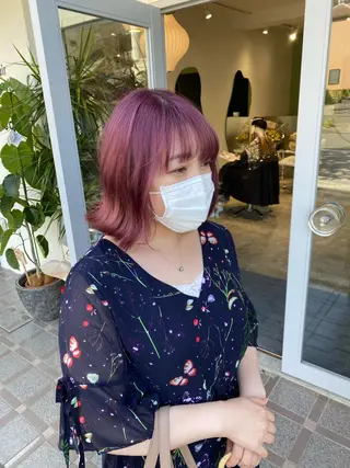 ミディアム Sabby氏川洸希 パーマのヘアスタイル