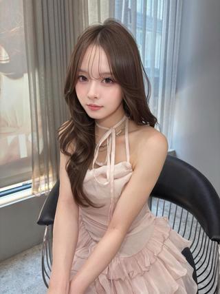 カラー うるツヤ♡顔周り Satsuki୨୧のヘアスタイル