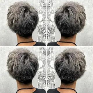 メンズ 髪質改善/艶カラー ⚡️コメス/錦糸町のヘアスタイル