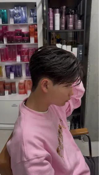 パーマ メンズ 海外風パーマ カラー特化園田　楓莉のヘアスタイル