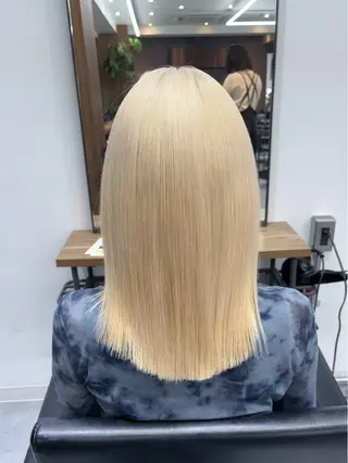 ミディアム ENA💗NEXT /ハイトーンエクステのヘアスタイル