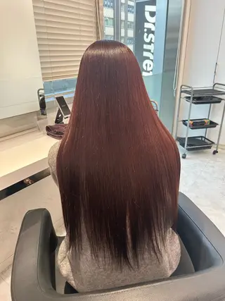 ロング カラー ヘアアレンジ レイヤー×透明感カラ ー🕊AZUSAのヘアスタイル