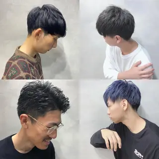 ショート カラー メンズ FAAM Tsuneのヘアスタイル