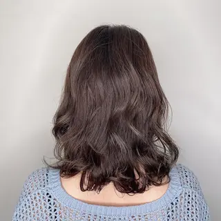 ミディアム 井尻 將太のヘアスタイル