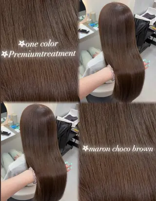 ロング カラー ヘアアレンジ 🩶透明感カラー 池袋/mei🩶のヘアスタイル