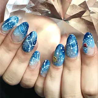ネイル 渋谷/チップ長さ出し 👑アプレgel-xのネイルデザイン