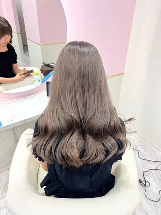 ロング 韓国/縮毛矯正/ カンタのヘアスタイル