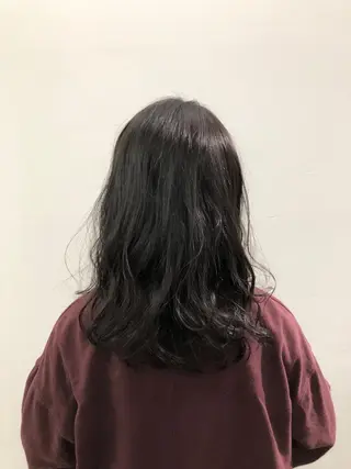ミディアム カラー brace今里店店長 加井直樹のヘアスタイル