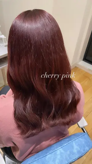 セミロング カラー 似合わせカット/ 青竹真璃亜のヘアスタイル