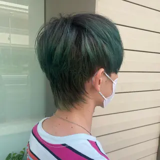 カラー メンズ ミヤワキ モモコのヘアスタイル