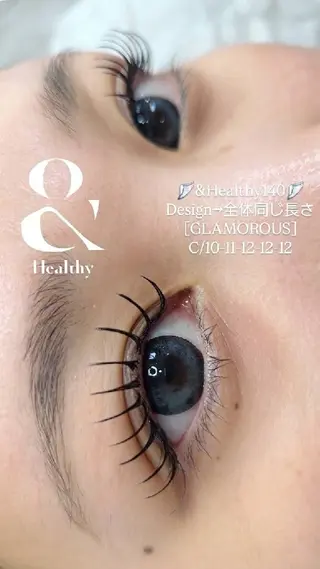 マツエク・マツパ М💎新大久保💎 &Healthy特化のマツエク・マツパデザイン