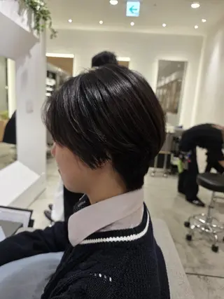 ショート ✂髪質改善ストレート NO.1 深澤 颯斗のヘアスタイル