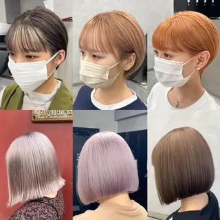 ショート カラー パーマ ヘアアレンジ メンズ キッズ 大人スタイル 太田のヘアスタイル