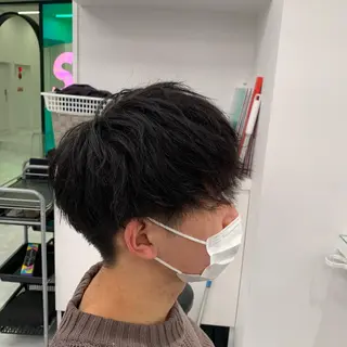 カラー ヘアアレンジ メンズ ダブルカラー｜ なおき｜池袋美容師のヘアスタイル