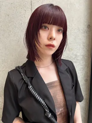 ミディアム カラー yuuna/ レイヤーカット🎀のヘアスタイル