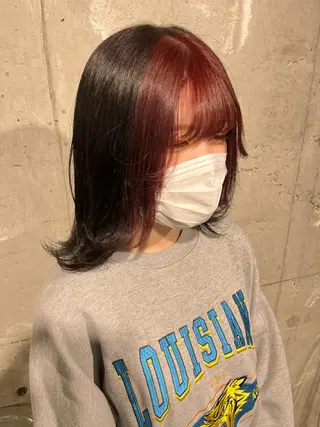ミディアム 🪞透明感カラー🫧 縮毛矯正🥇かずきのヘアスタイル
