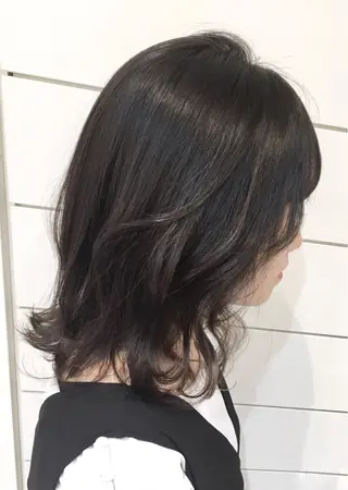 ミディアム カラー 🍊新宿南口🍊 ERINAのヘアスタイル