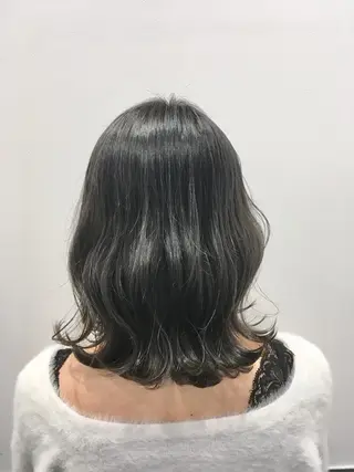 ミディアム カラー yoshi ☆のヘアスタイル