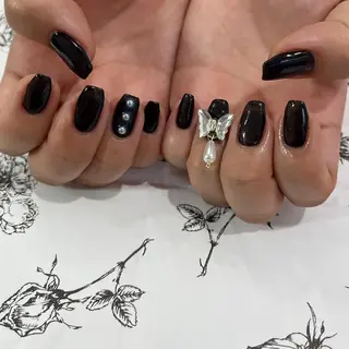 ミディアム カラー パーマ ヘアアレンジ メンズ キッズ ネイル マツエク・マツパ アイブロウ Salon Ｋのネイルデザイン