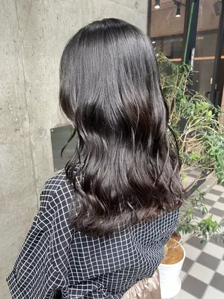 ロング 海外風ハイライト／ Rizuのヘアスタイル