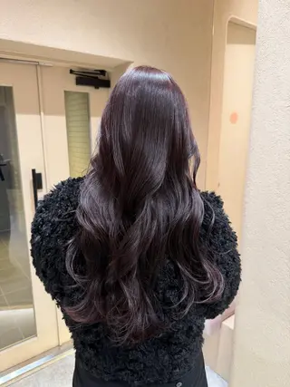 セミロング カラー 暖色系カラー/オリー ブカラー💚宮城のヘアスタイル