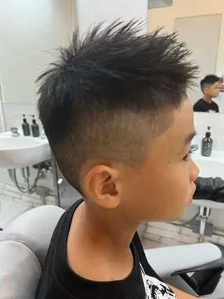 ショート キッズ 杉山 友哉のヘアスタイル