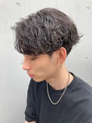 ショート パーマ メンズ SENTA✨メンズ パーマ✨fifth栄のヘアスタイル