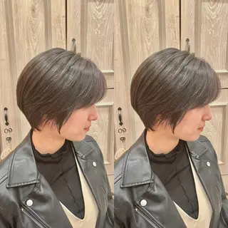 ショート 【ショートヘア】 岡 那輝のヘアスタイル