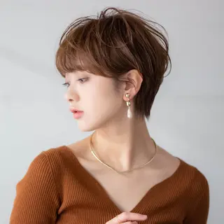 ショート パーマ 浅沼 ゆいのヘアスタイル