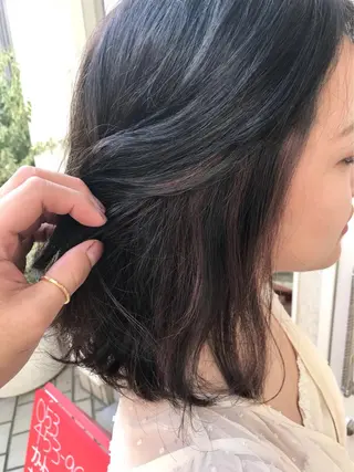 ミディアム カラー 🫟Blanco🫟 Color&Careのヘアスタイル