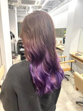 セミロング カラー 代表 YUKI ☆のヘアスタイル